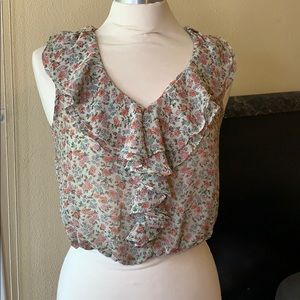Floral crop top